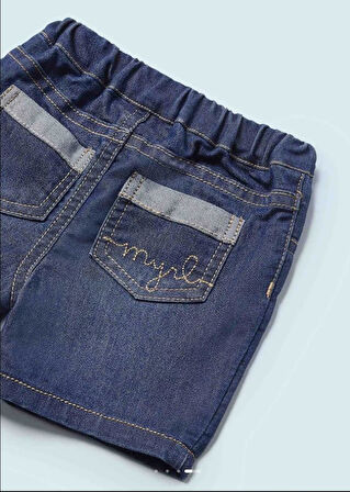 Mayoral erkek bebek tişört denim  şort 2 li set 1268