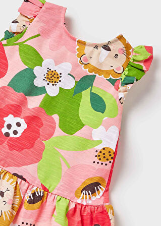 Mayoral kız bebek yazlık  elbise bandana set 1936