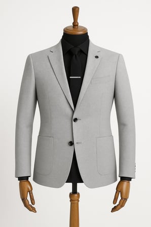 Erkek İtalyan Kesim Astarsz Blazer Ceket Klasik ve Modern Şıklık - 7472