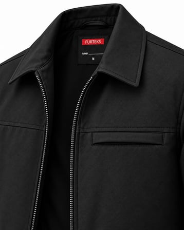Furtex Erkek Standart Kalıp Cepli Mevsimlik Ceket 7771