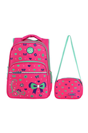 Mor Kalp Desenli İlkokul Sırt ve Beslenme Çantası 3025