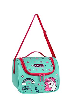 Waddell Lisanslı Little Horse Mint Yeşili Desneli Beslenme Çantası