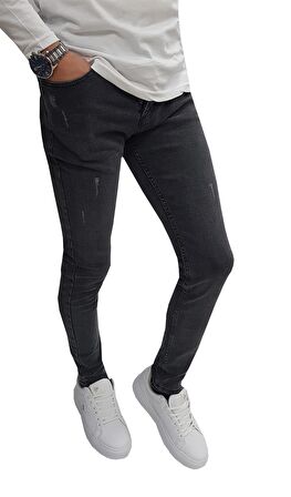Sheff Denim Slim Fit Füme Jean Pantolon-6681