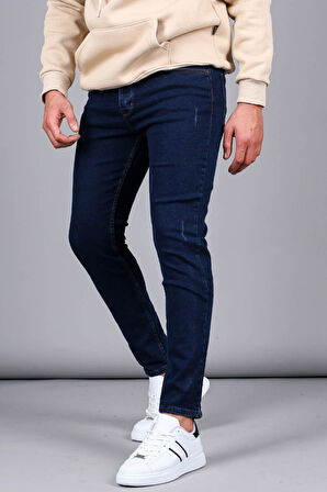 Sheff Denim Slim Fit Koyu Mavi Jean Pantolon-6988