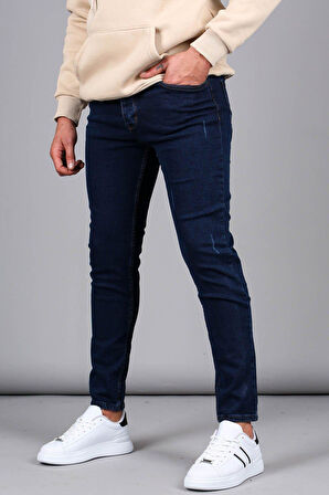 Sheff Denim Slim Fit Koyu Mavi Jean Pantolon-6988