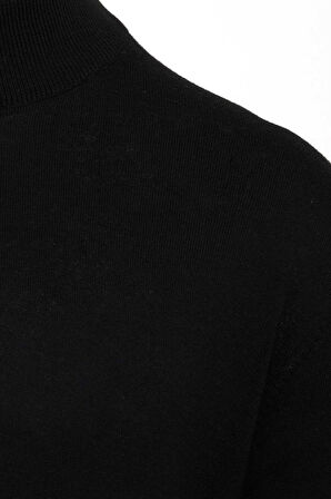 Regular Fit Yarım Balıkçı Yaka Basic Triko Kazak-7122