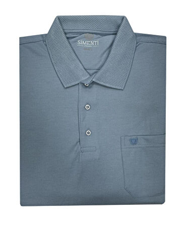 Simenti Regular Fit Erkek Polo Yaka Sweatshırt-7137