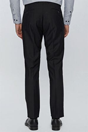Avasar Erkek Siyah Regular Fit Kumaş Pantolon-7219