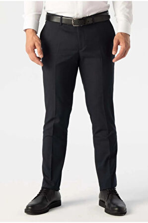 Avasar Erkek Siyah Regular Fit Kumaş Pantolon-7223