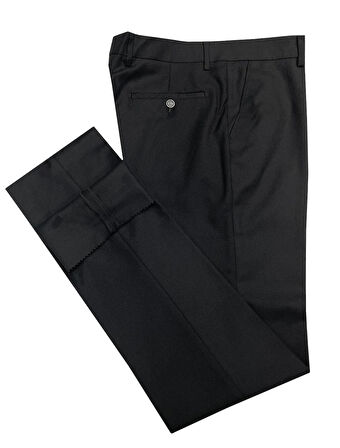Avasar Erkek Siyah Regular Fit Kumaş Pantolon-7223