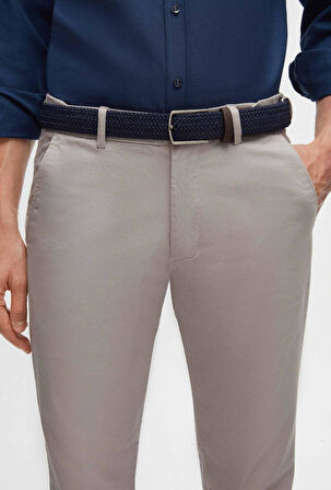 Avasar Erkek Taş Regular Fit Keten Pantolon-7271