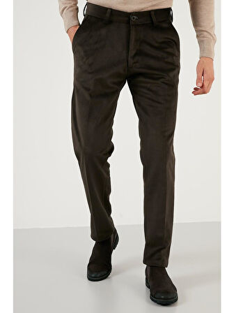 Captiva Erkek Rahat Kesim Yüksek Kalite Klasik Kışlık Kalın Içi Polarlı Termal Kadife Pantolon Baba Fitilli