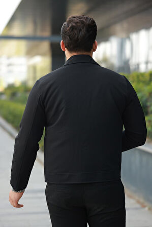 Classics Men Slim Fit Erkek Fermuarlı Mevsimlik Ceket - 7423