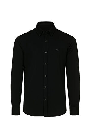 Cafes Uzun Kol Slim Fit Erkek Gömlek - 7433