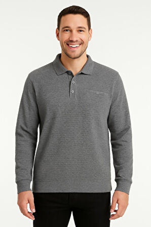 Ercan Regular Fit Polo Yaka Selanik Kazak - 7460