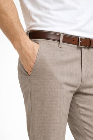 Captiva İtalyan Kesim Comfort Fit Erkek Keten Pantolon - 7557
