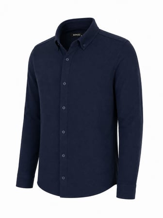 Plus Barkod Uzun Kol Slim Fit Erkek Gömlek - 7579