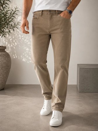 Captiva Regular Fit Likralı Erkek Desen Jean Pantolon 7733