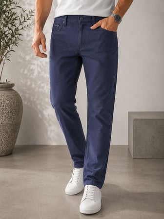 Captiva Regular Fit Likralı Erkek Desen Jean Pantolon 7733