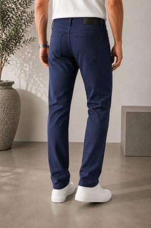 Captiva Regular Fit Likralı Erkek Desen Jean Pantolon 7733