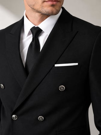 Erkek İtalyan Kesim Slim Fit Kruvaze Takım Elbise - 7739