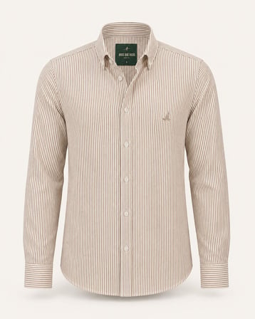 Hod Be Hod Likralı Uzun Kol Slim Fit Erkek Gömlek - 7760