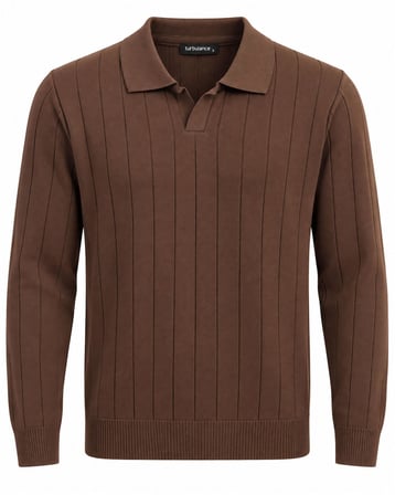 Turbulance Slim Fit Erkek Polo Yaka Triko Kazak 7786