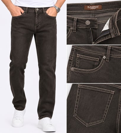 B.Wood Regular Fit Likralı Erkek Jean Pantolon 7795