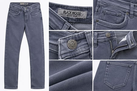 B.Wood Regular Fit Likralı Erkek Jean Pantolon 7795