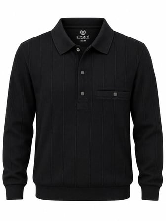 Simenti Regular Fit Polo Yaka Triko Sweatshirt - 7800