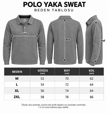 Simenti Regular Fit Polo Yaka Triko Sweatshirt - 7800