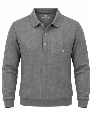 Simenti Regular Fit Polo Yaka Triko Sweatshirt - 7800