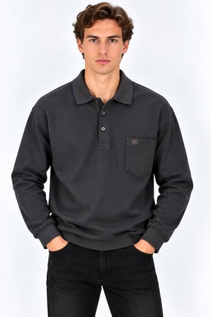 Simenti Regular Fit Polo Yaka Sweatshirt - 7801