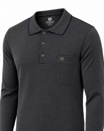 Simenti Regular Fit Polo Yaka Sweatshirt - 7801