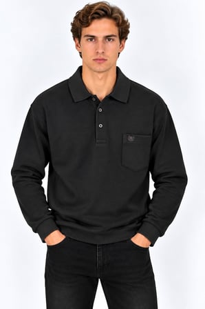 Simenti Regular Fit Polo Yaka Sweatshirt - 7802
