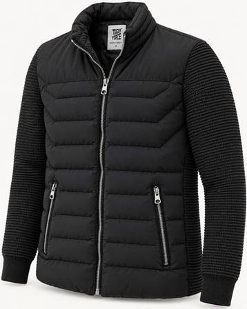 Tiger Force Slim Fit Erkek Kolu Triko Mont 7818