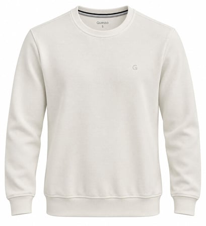 Guesto Bisiklet Yaka Slim Fit Erkek Sweatshirt - 7840