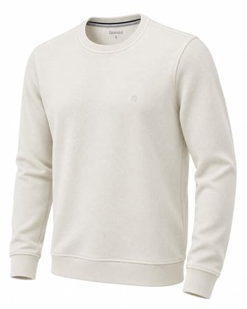 Guesto Bisiklet Yaka Slim Fit Erkek Sweatshirt - 7840