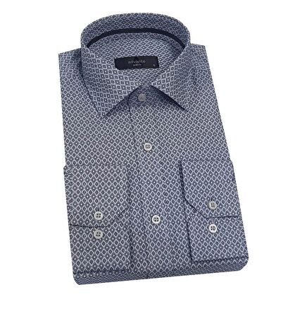 Advante Slim Fit Pamuk Saten Erkek Gömlek - 4925