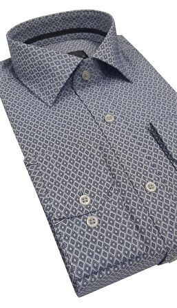 Advante Slim Fit Pamuk Saten Erkek Gömlek - 4925