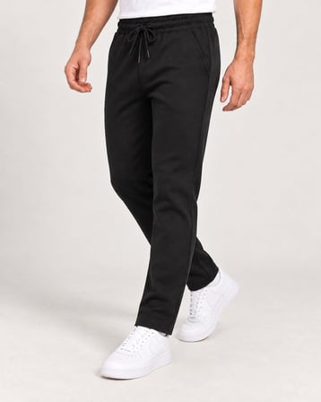 Erkek Düz Paça Slim Fit Premium Kumaş Eşofman Altı 7762