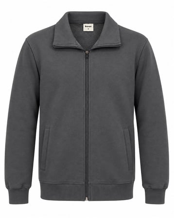 Classics Men Tam Fermuarlı Yakalı Ceket - 7772