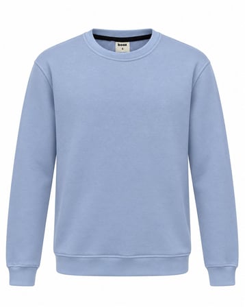 Basic Bisiklet Yaka Relaxed Regular Erkek Sweatshirt - 7773