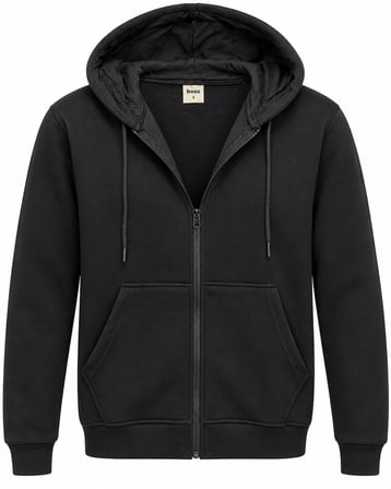 Classics Men Tam Fermuarlı Kapşonlu Ceket - 7775