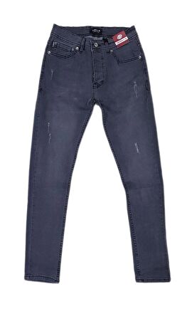 Dennys Denim Skınny Fit Gri Erkek Pantolon-5677