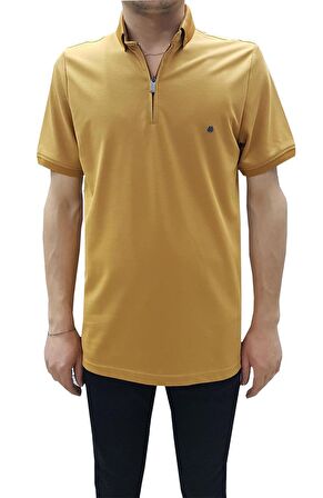 Aksiyon Plus Yakalı Slim Fit Kısa Kol Erkek Tişört-6086