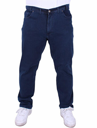 Regular Fit Likralı Büyük Beden Erkek Jean Pantolon-7204