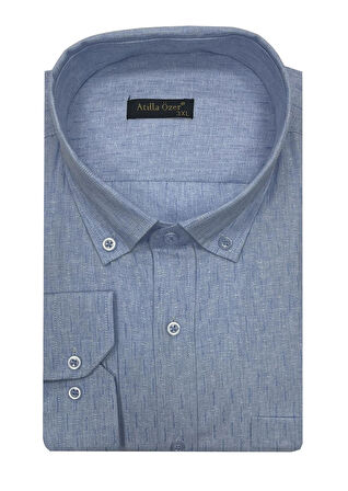 Atilla Özer Büyük Beden Klasik Erkek Gömlek 7325