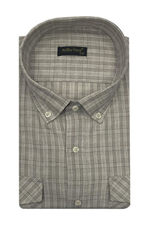 Atilla Özer Büyük Beden Klasik Erkek Gömlek 7326