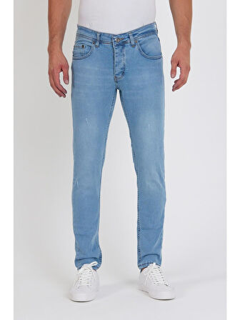Sheff Buz Mavi Erkek Slim Fit Jean Pantolon 7341